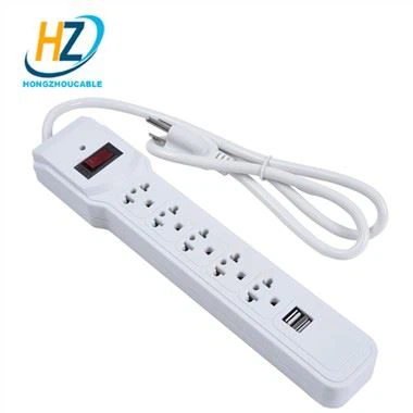 5-allfa Power Strip Gyda Phyrth USB